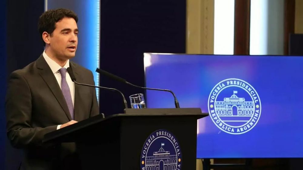 Ravier evit� adelantar el mensaje de Milei sobre Malvinas y neg� que exista una crisis econ�mica