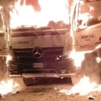 Escalada terrorista contra empresa Urbaser en Popay�n para obligar el pago de extorsi�n: �Han incinerado dos veh�culos�