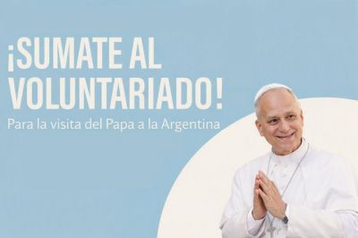Abren la inscripci�n de voluntarios para la visita de Le�n XIV a la Argentina