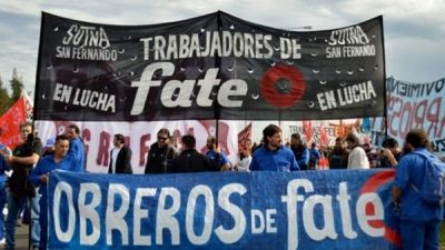 El SUTNA denuncia que la justicia favorece a Fate con el pedido de juicio a 24 trabajadores de la empresa