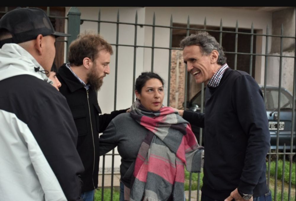 Katopodis recorri� obras hidr�ulicas en Lomas de Zamora