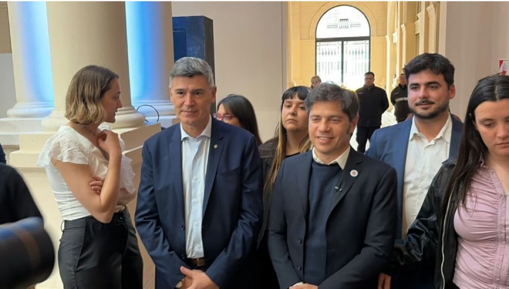 El MDF festeja la foto de Axel Kicillof con Passerini: 