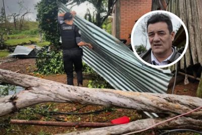 San Pedro: Dos Santos valor� la respuesta conjunta con Provincia para asistir a las familias afectadas por el tornado