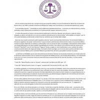 El Foro Permanente de Institutos de los Colegios de la Abogac�a de la Provincia de Buenos Aires emiti� un comunicado
