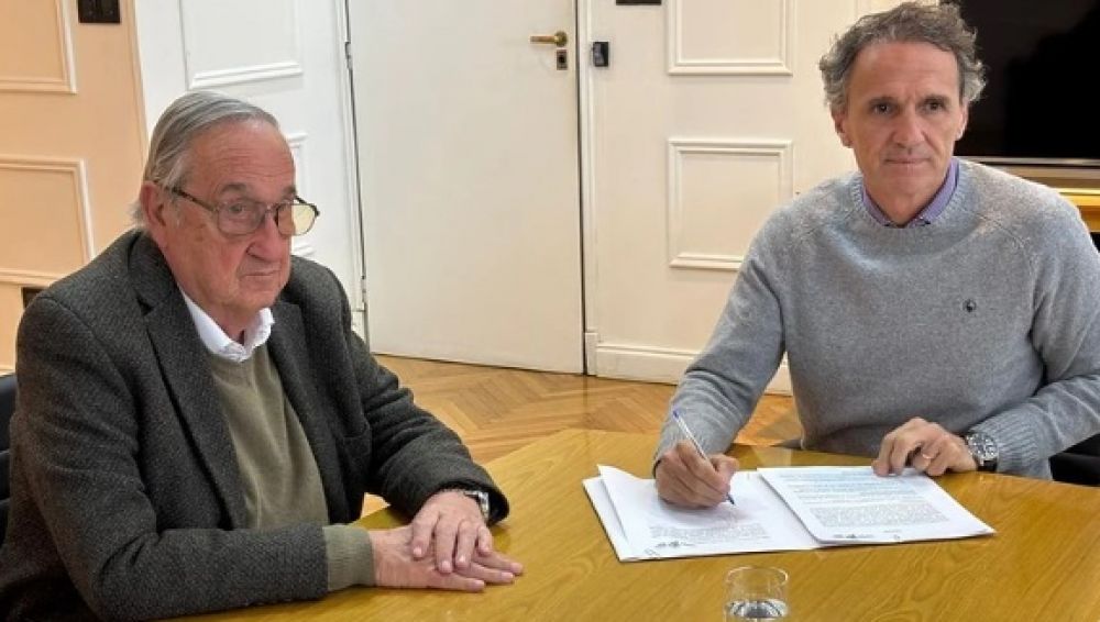 Tandil: Megadesarrollo Sans Souci: Lunghi y Katopodis firman convenio para realizar el tendido el�ctrico