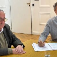 Tandil: Megadesarrollo Sans Souci: Lunghi y Katopodis firman convenio para realizar el tendido el�ctrico