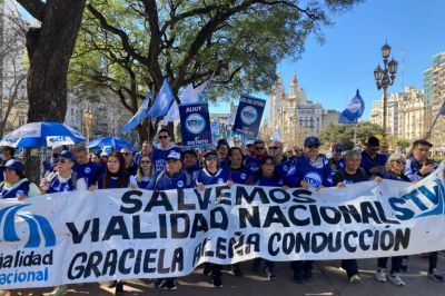�El gobierno retiene m�s de 1 bill�n de pesos de las rutas para financiar el equilibrio fiscal�, denunci� el Sindicato Trabajadores Viales