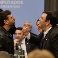 Gritos, forcejeos e insultos entre la oposici�n y legisladores oficialistas en la comisi�n por Malvinas