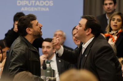 Gritos, forcejeos e insultos entre la oposici�n y legisladores oficialistas en la comisi�n por Malvinas