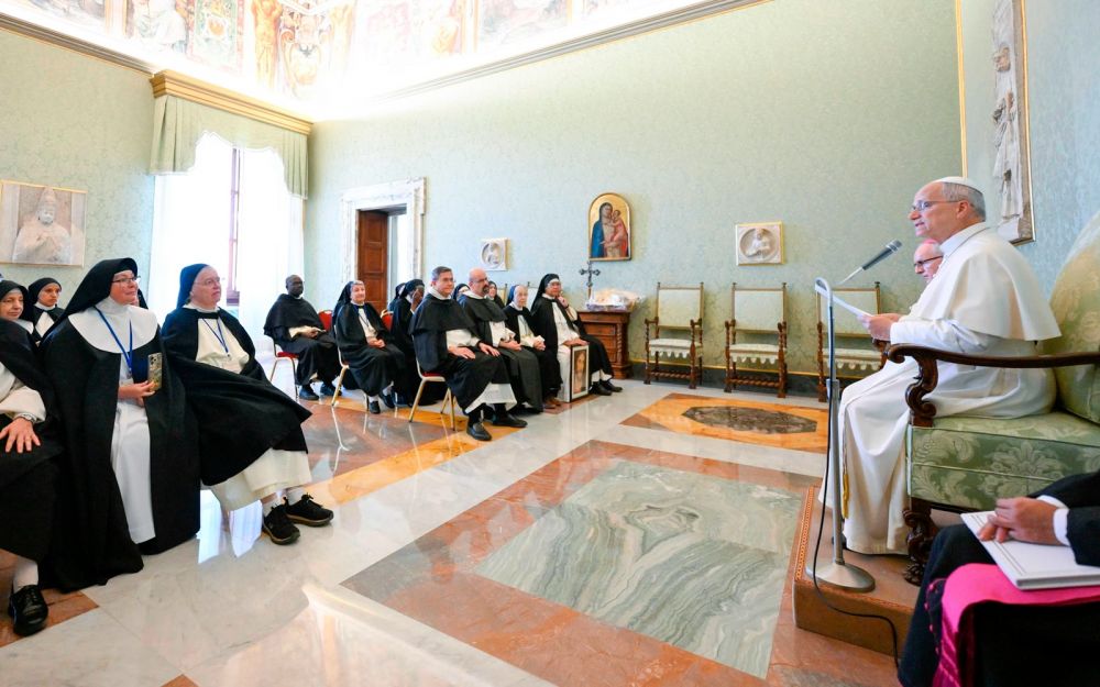 El Papa Le�n XIV a las monjas contemplativas: En un mundo de velocidad, el silencio es precioso