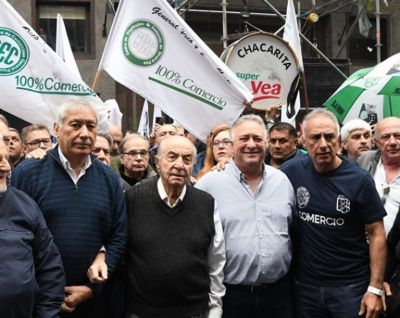 Cavalieri se sum� a la movilizaci�n de la CGT y destac�: �Unidad, compromiso y participaci�n�