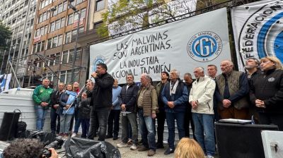La CGT se moviliz� en defensa de la industria y advirti� por el deterioro del empleo y las pymes
