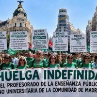 Espa�a: docentes de Madrid convocaron una huelga indefinida desde el 14 de octubre por salarios y condiciones laborales