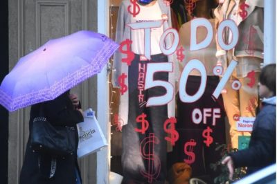 Las ventas cayeron un 4,2% durante el fin de semana largo en Mar del Plata