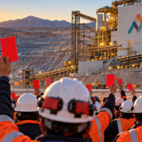 Chile: 700 mineros mantienen una huelga en Centinela y advierten que la producci�n de cobre podr�a caer un 50%