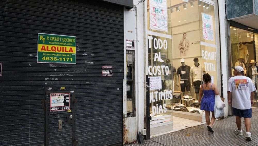 La zona de avenida Avellaneda se llena de locales cerrados: m�s del doble que un a�o atr�s