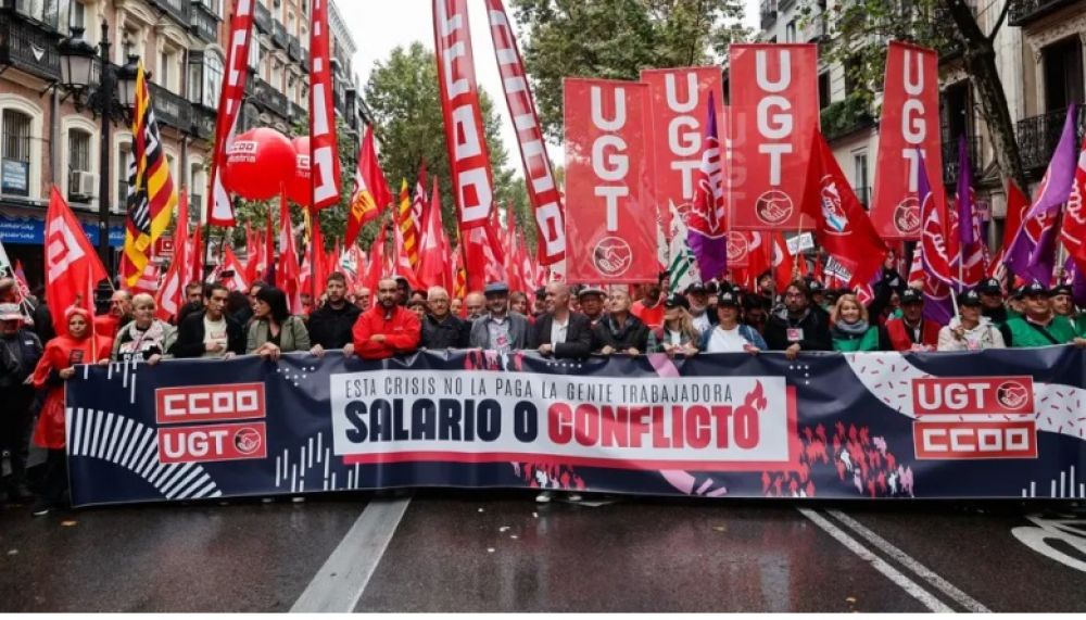 Espa�a: sindicatos reclaman aumentos salariales de hasta el 18% para 240.000 trabajadores de grandes comercios