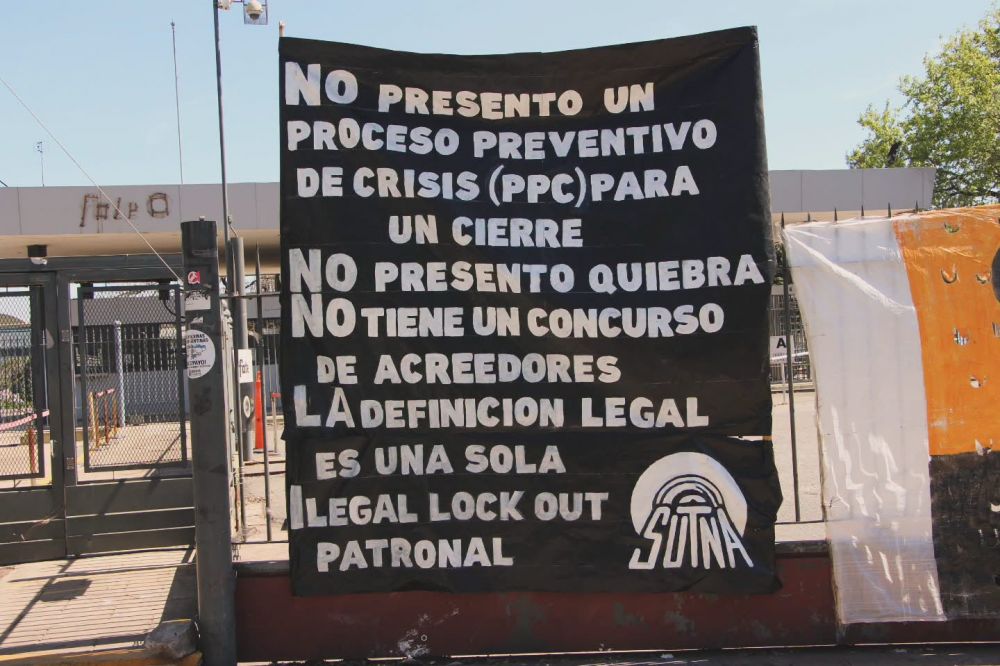 A 8 meses del anuncio de cierre, el conflicto no se cierra y la Justicia orden� pagar los salarios a los trabajadores de FATE