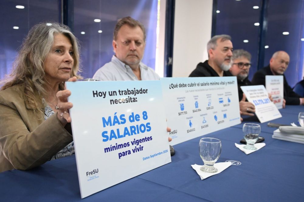 El FreSU denunci� que �el gobierno miente y manipula los �ndices� y reclam� un salario m�nimo vital y m�vil de $3.178.287