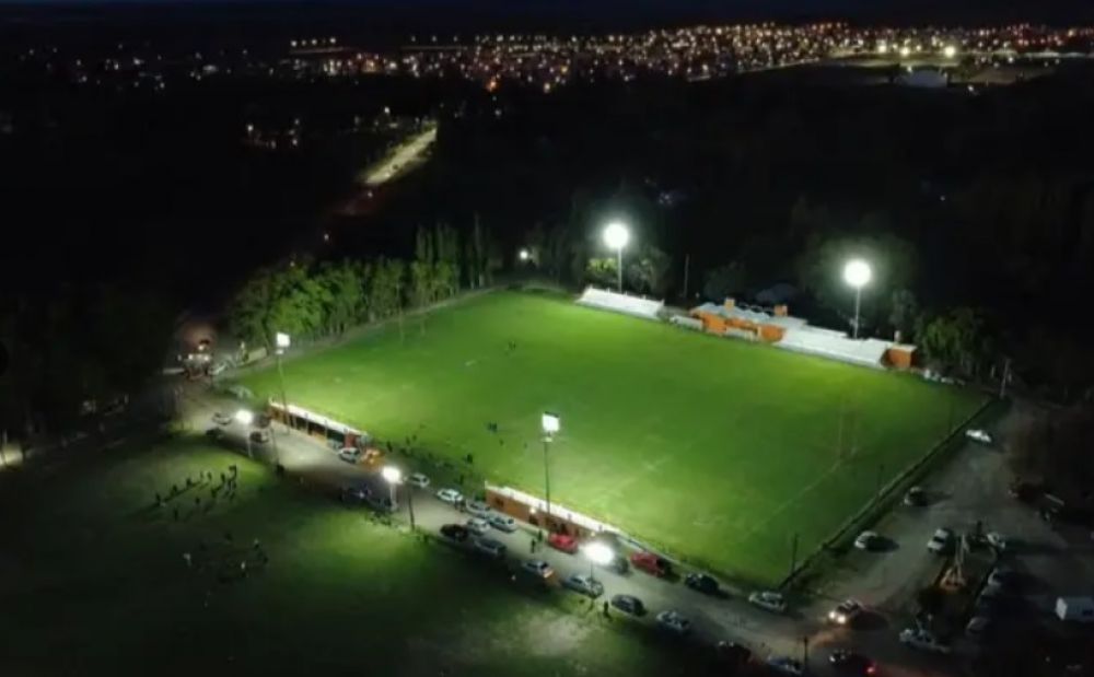Torres puso en marcha la nueva iluminaci�n de Bigornia y destac� el Plan Galina en Rawson