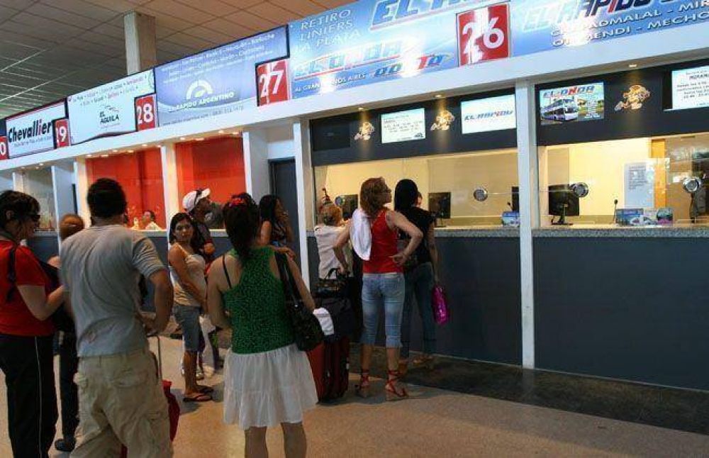 Se increment� un 60% la venta de pasajes a la costa atl�ntica