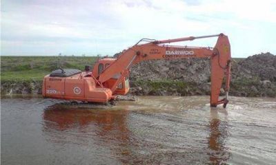 Limpieza del arroyo Santa Mar�a recupera tierras para la producci�n  