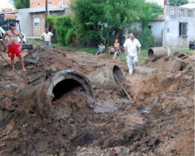 Arreglo de calles en barrio La Quilmes