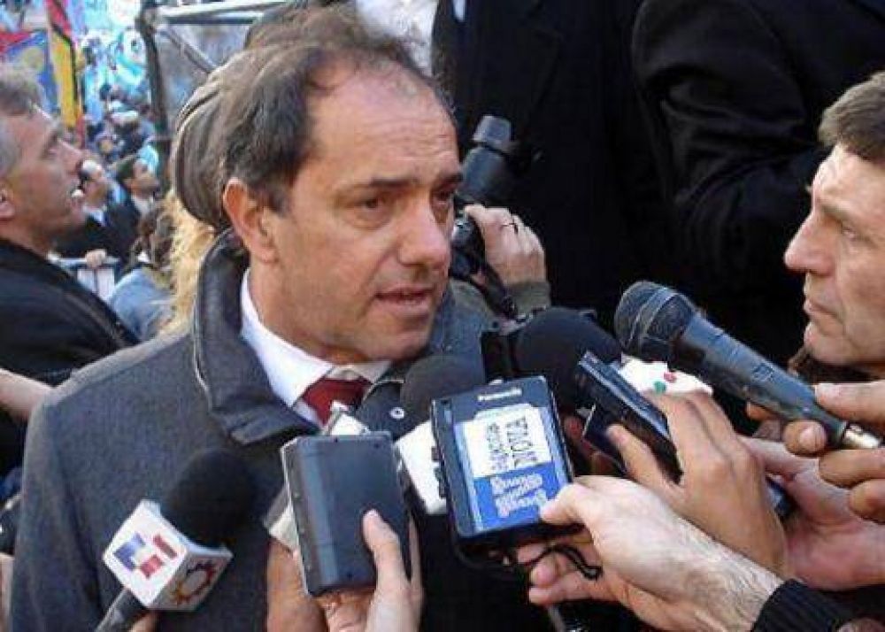 Scioli: "Las candidaturas presidenciales deber�an empezar a definirse a mitad del a�o que viene"
