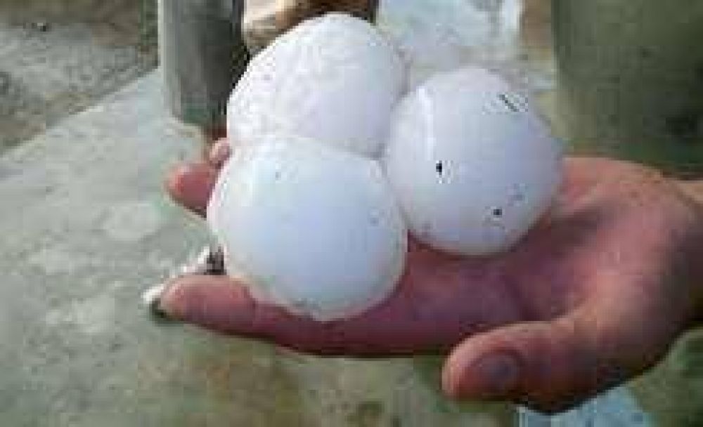 En La Chimbera cay� la primera granizada del a�o