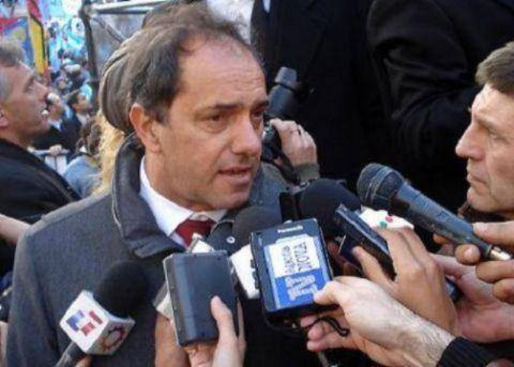 Scioli: "Los delincuentes saben que estamos muy atentos"