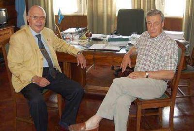 Gorosito se reuni� con Sobrero para continuar gestionando la obra de la autov�a Ca�uelas-Saladillo‏