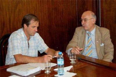 Gorosito se reuni� con el intendente de Bol�var