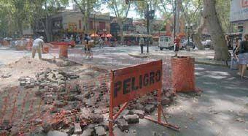 Capital sigue reparando las calles c�ntricas