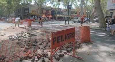 Capital sigue reparando las calles c�ntricas