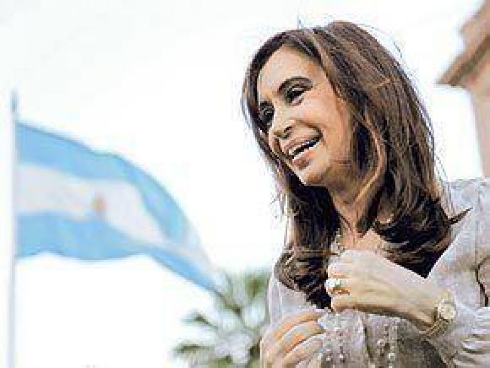 Cristina inaugura otro tramo del asfalto m�s caro del pa�s