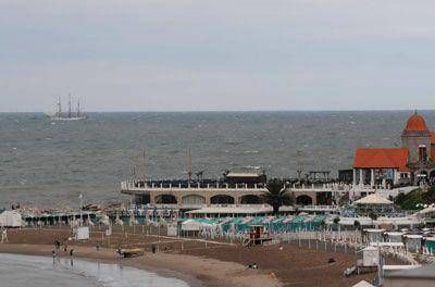 El "Cisne Branco" lleg� a Mar del Plata