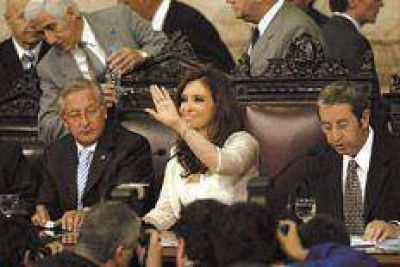 Una apertura de sesiones particular