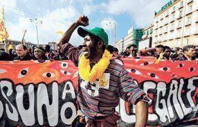 Huelga de los inmigrantes en Italia contra la xenofobia y el racismo