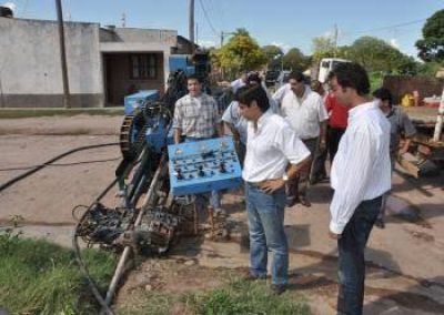 El Gobierno instala redes de gas municipios del sur provincial