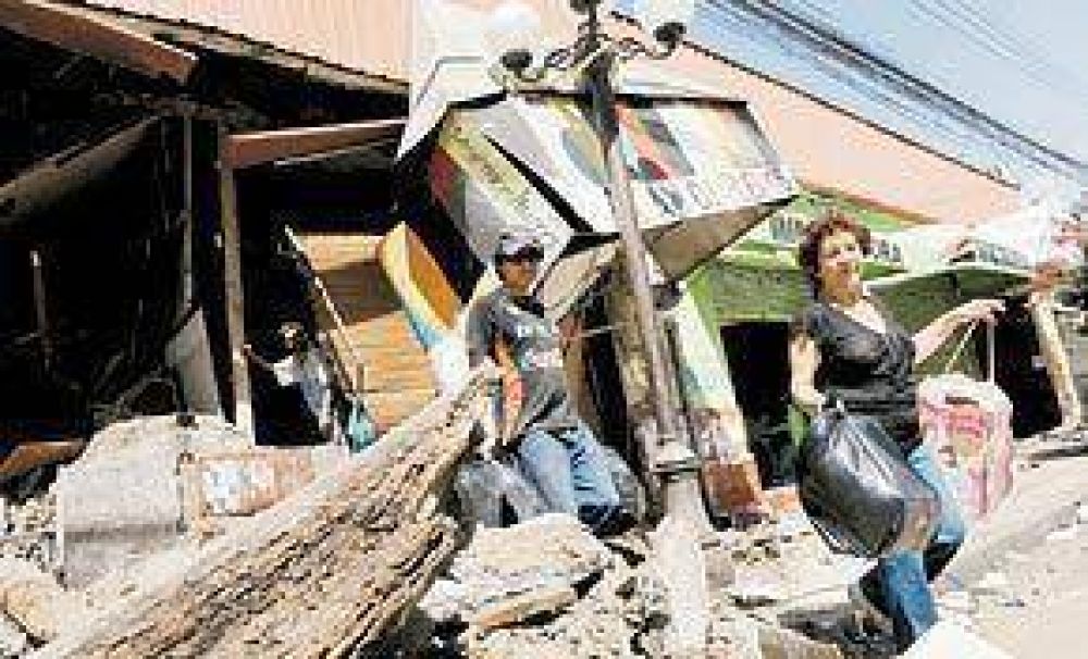 Para Bachelet, la reconstrucci�n tomar� todo el gobierno de Pi�era