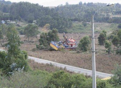 Dichato, el pueblo que qued� "al rev�s"