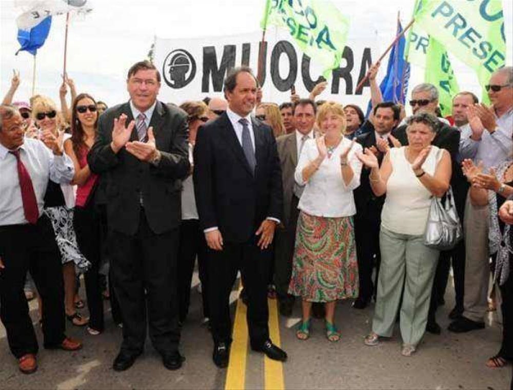 Scioli inaugur� en Pehuen-C� una obra emblem�tica, "anhelada por m�s de 30 a�os"