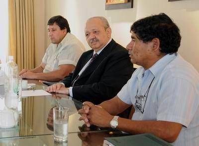 Brizuela del Moral se reuni� con el intendente Perea por el conflicto 