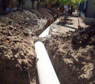 Obra pluvial en "Chacra de Pelayo"
