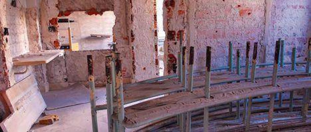 La inversi�n en obras ya cay� 687 millones de pesos