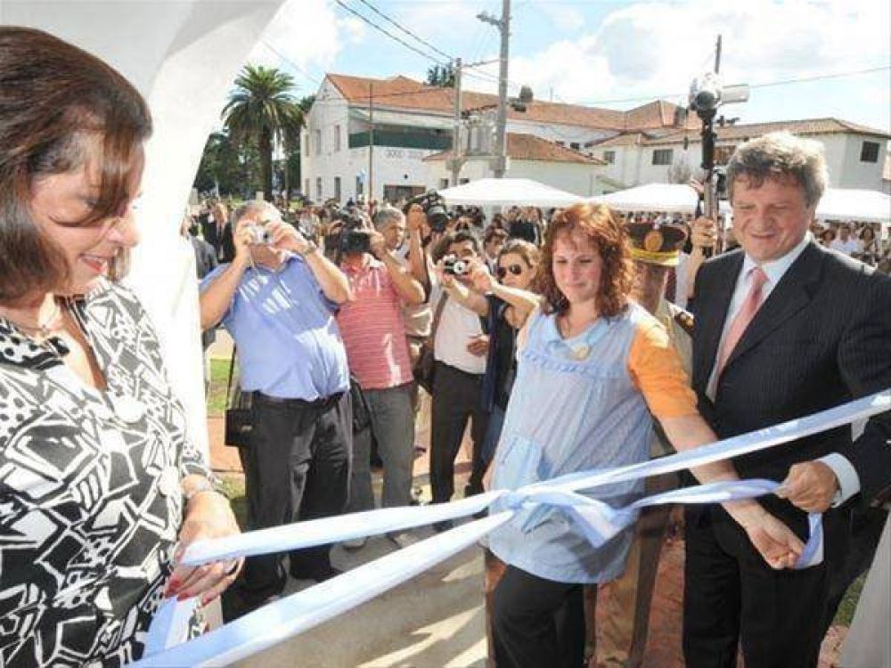 Oporto y Garr� dejaron inaugurado un jard�n de infantes maternal