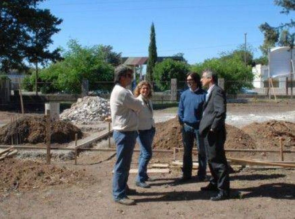 Avanzan las obras en escuelas con el Fondo Solidario de la Soja