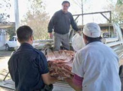 Adolfo Alsina: Decomisaron 120 kilos de carne de faena clandestina