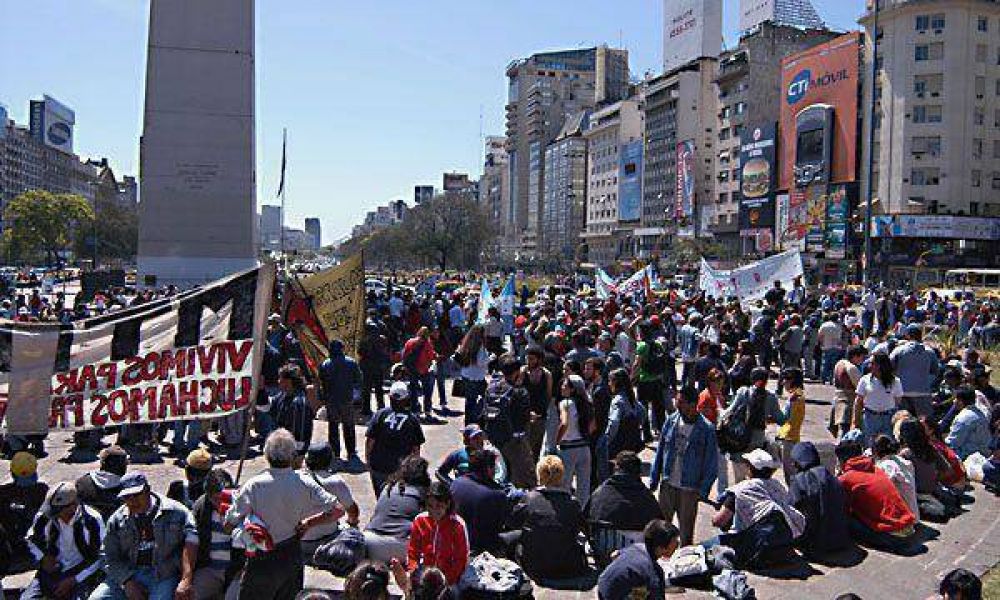 Hoy continuar�n las protestas de grupos piqueteros en todo el pa�s