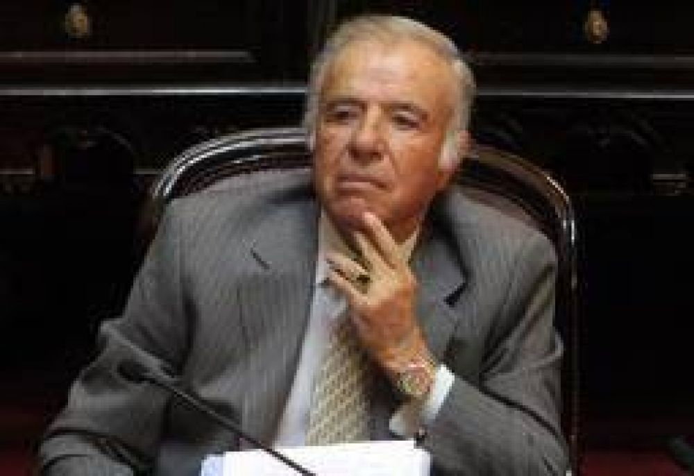 Menem falt� otra vez y dej� sin qu�rum al bloque anti K en el Senado